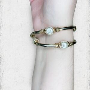 42. Goldtone Wrap Bracelet